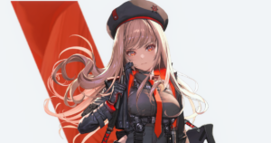 ラピ（NIKKE公式アートワークより）