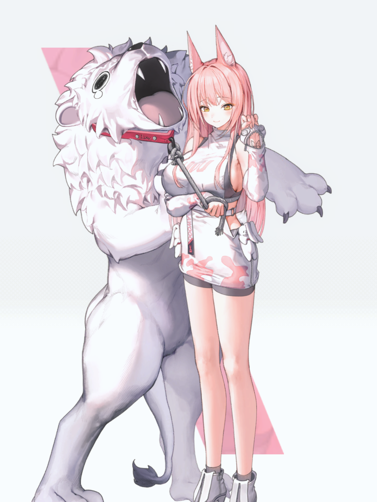 レオナ（NIKKE公式アートワークより）
