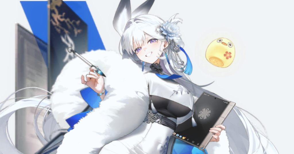 シラツル（NIKKE公式アートワークより）