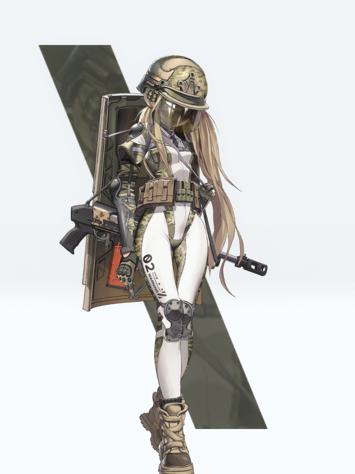 ソルジャーF.A.（NIKKE公式アートワークより）