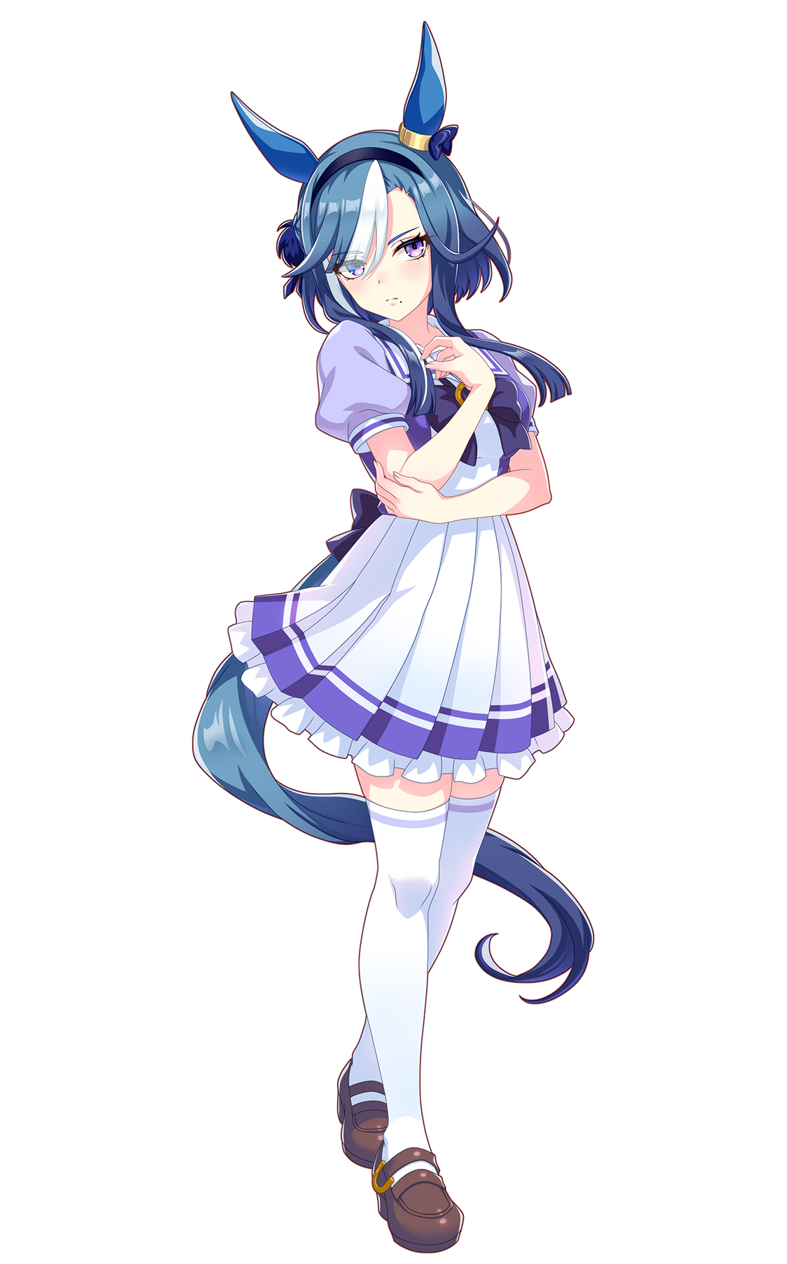 アドマイヤグルーヴ(制服・ウマ娘 公式アートワークより)