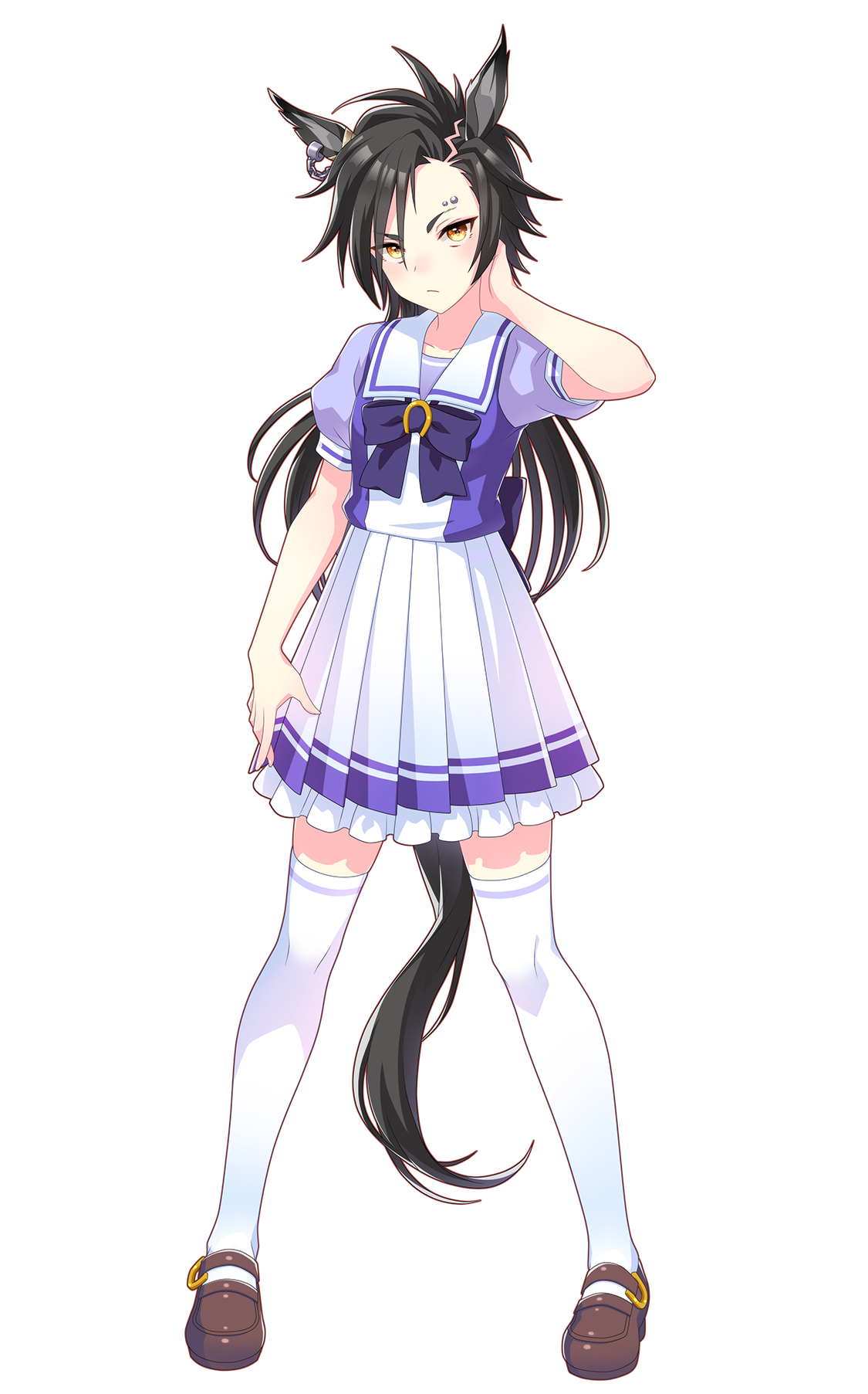 エアシャカール(制服・ウマ娘 公式アートワークより)