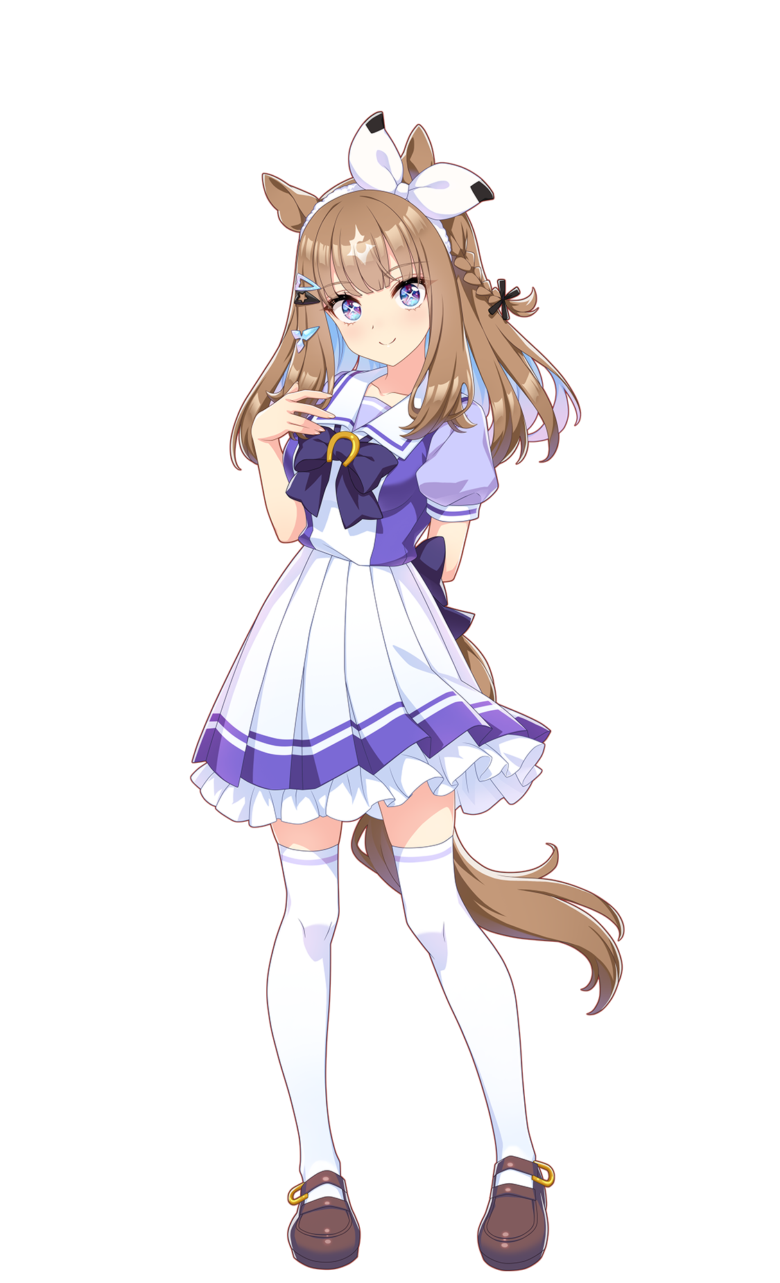 アーモンドアイ(制服・ウマ娘 公式アートワークより)