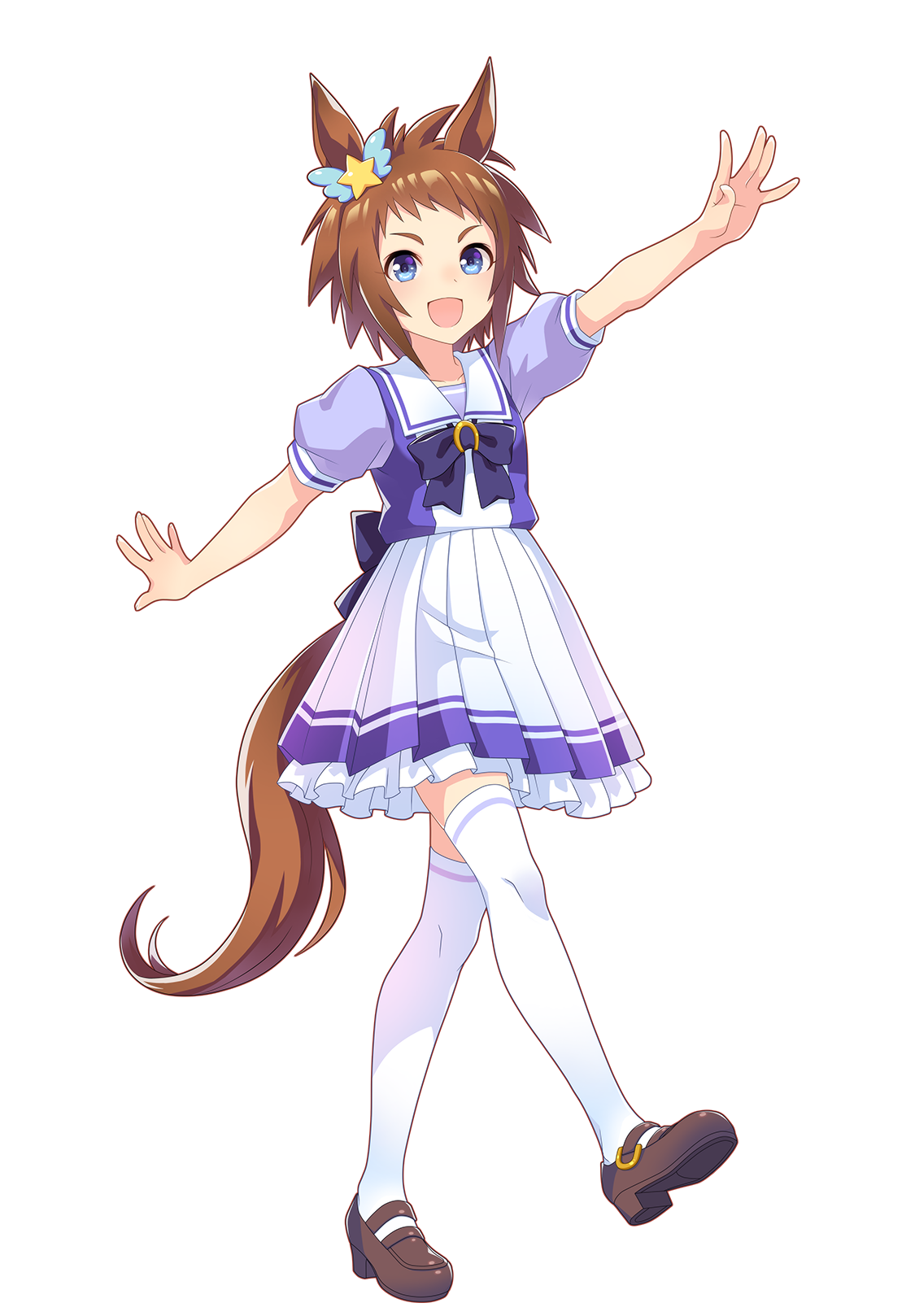 ビコーペガサス(制服・ウマ娘 公式アートワークより)