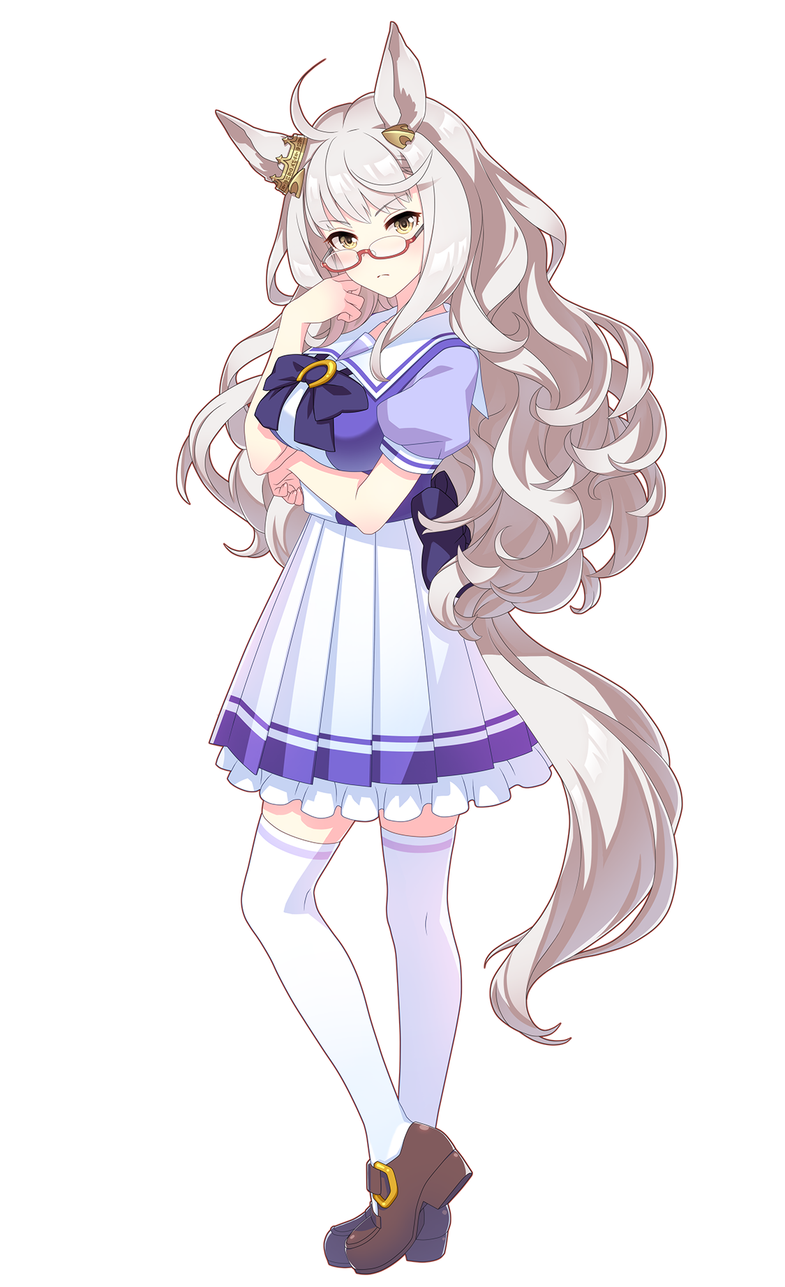 ビワハヤヒデ(制服・ウマ娘 公式アートワークより)