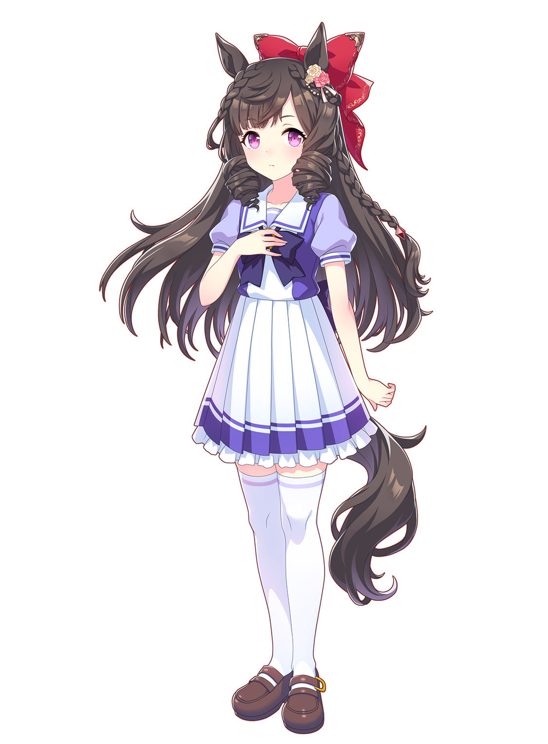 ダイイチルビー(制服・ウマ娘 公式アートワークより)
