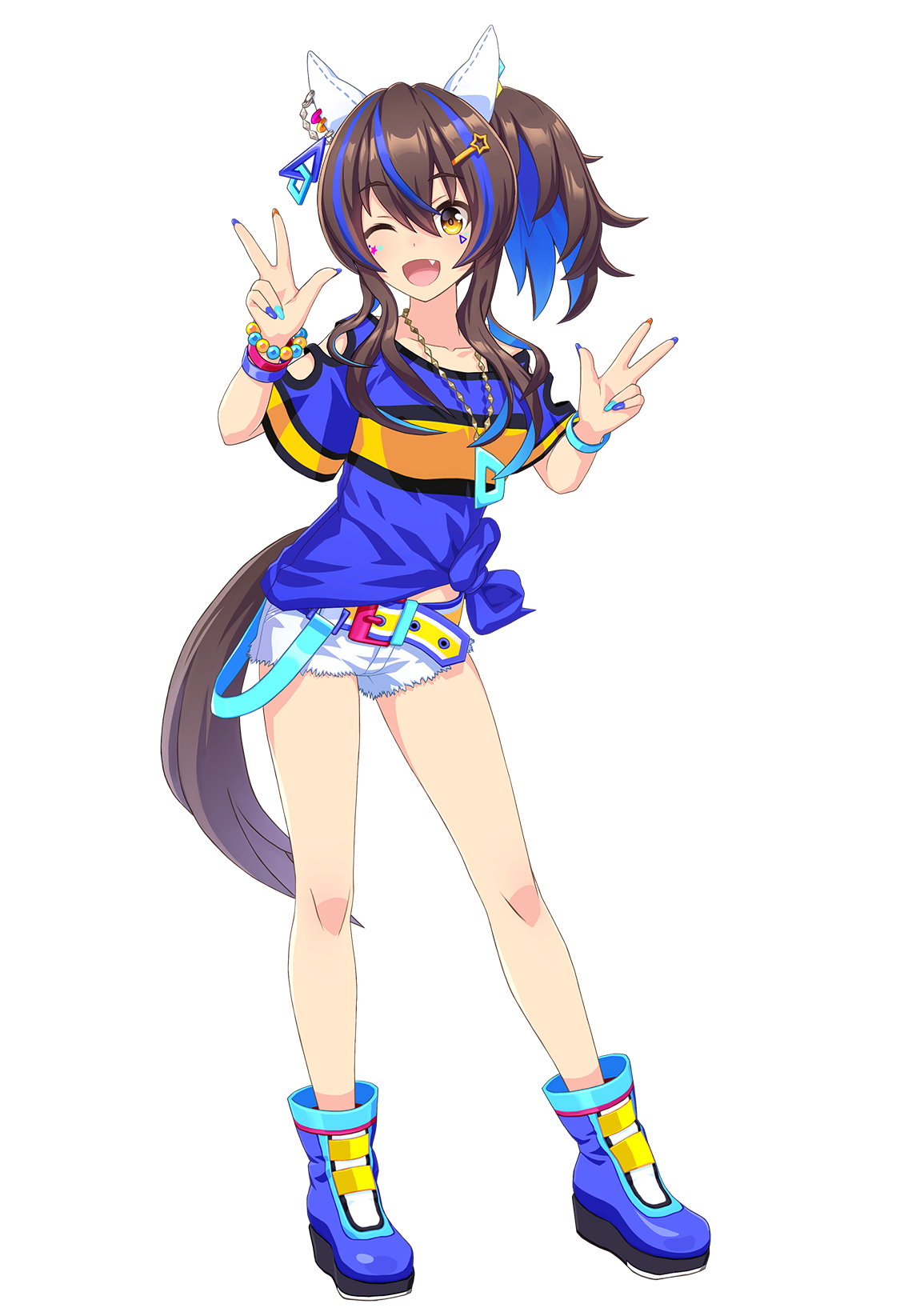 ダイタクヘリオス(勝負服・ウマ娘 公式アートワークより)