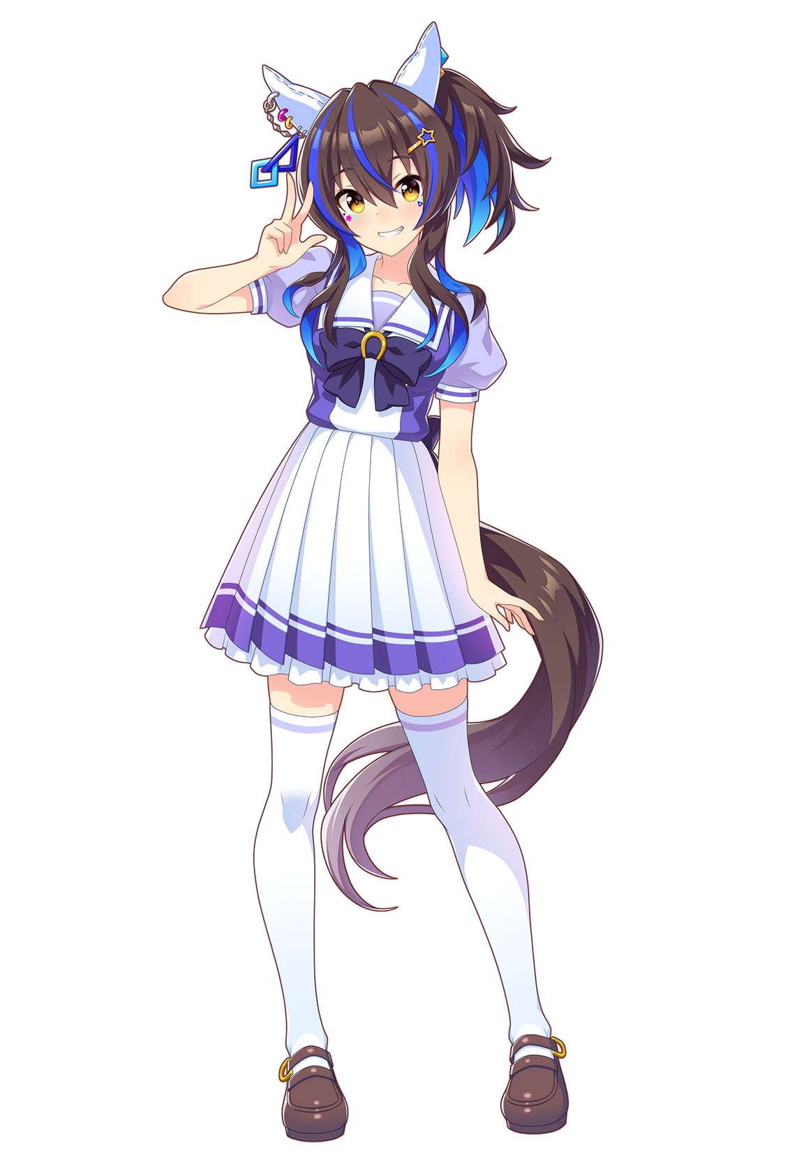 ダイタクヘリオス(制服・ウマ娘 公式アートワークより)