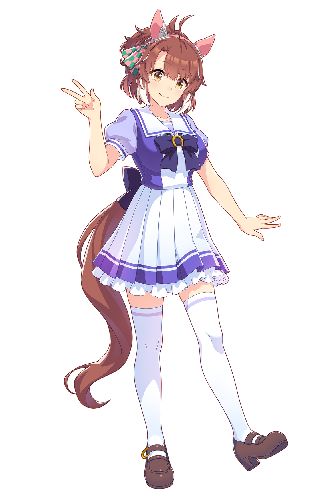 ダンツフレーム(制服・ウマ娘 公式アートワークより)