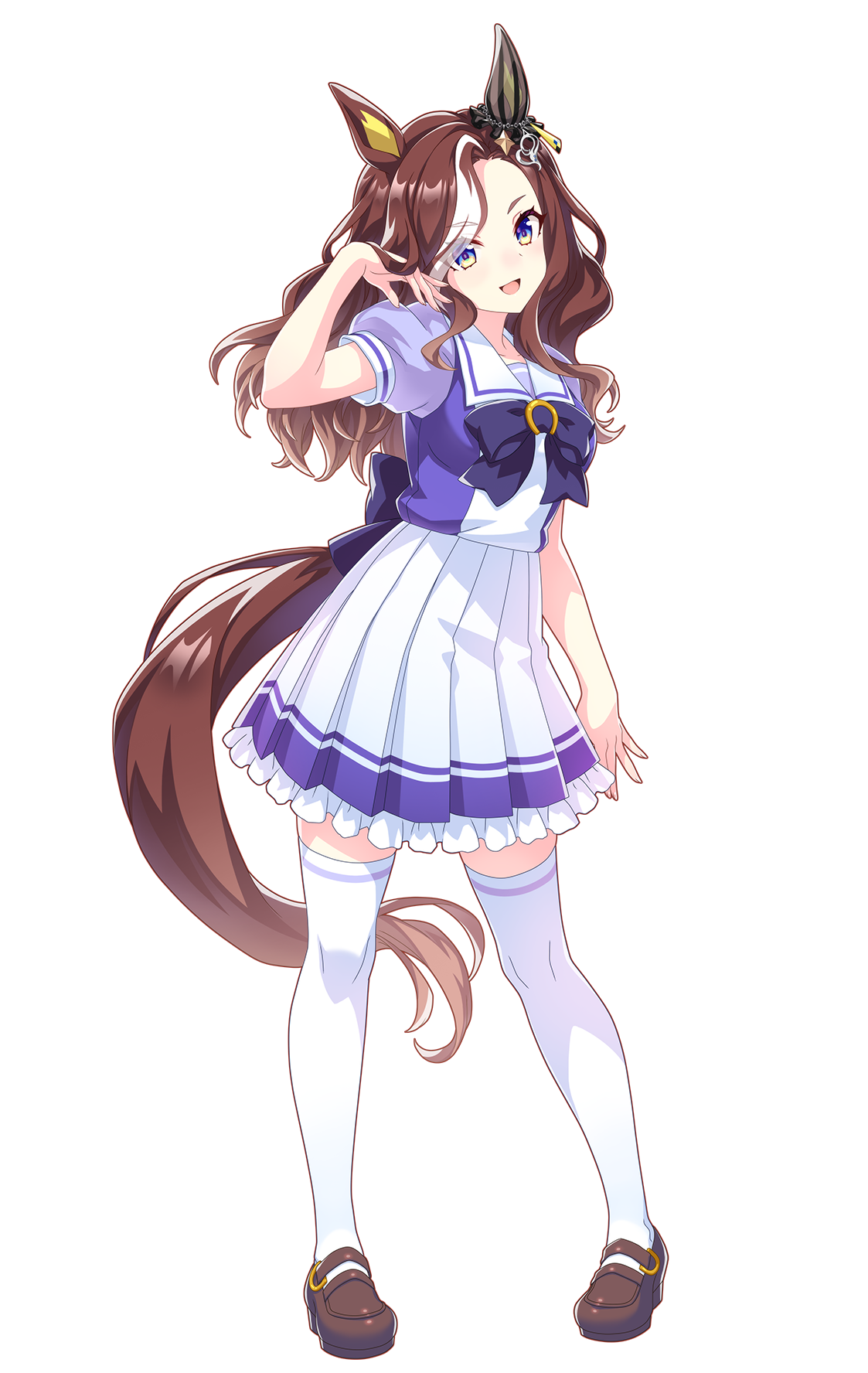 デアリングハート(制服・ウマ娘 公式アートワークより)