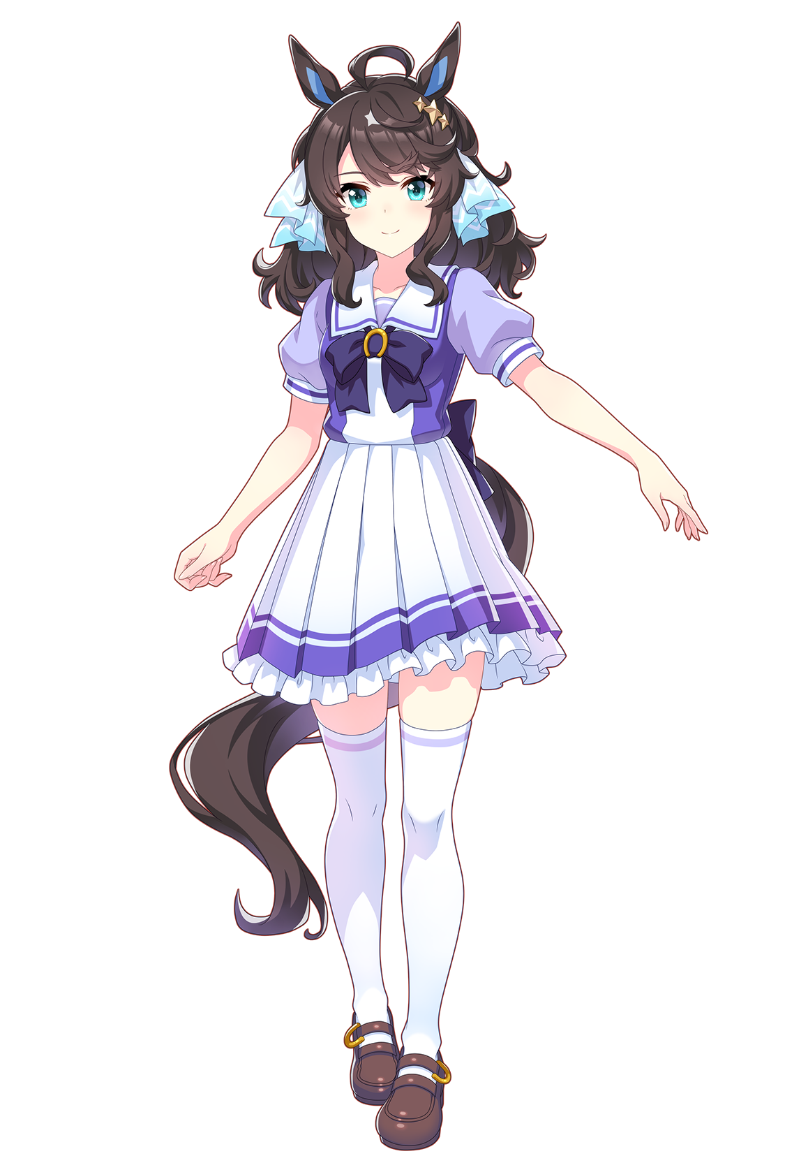 デアリングタクト(制服・ウマ娘 公式アートワークより)