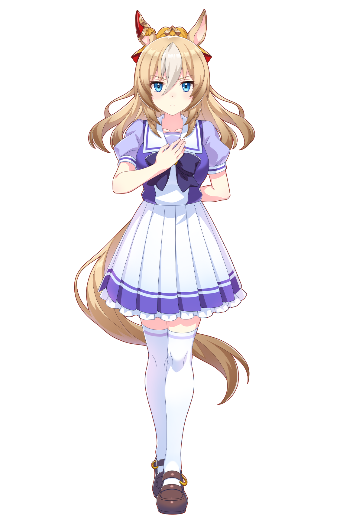 デュランダル(制服・ウマ娘 公式アートワークより)