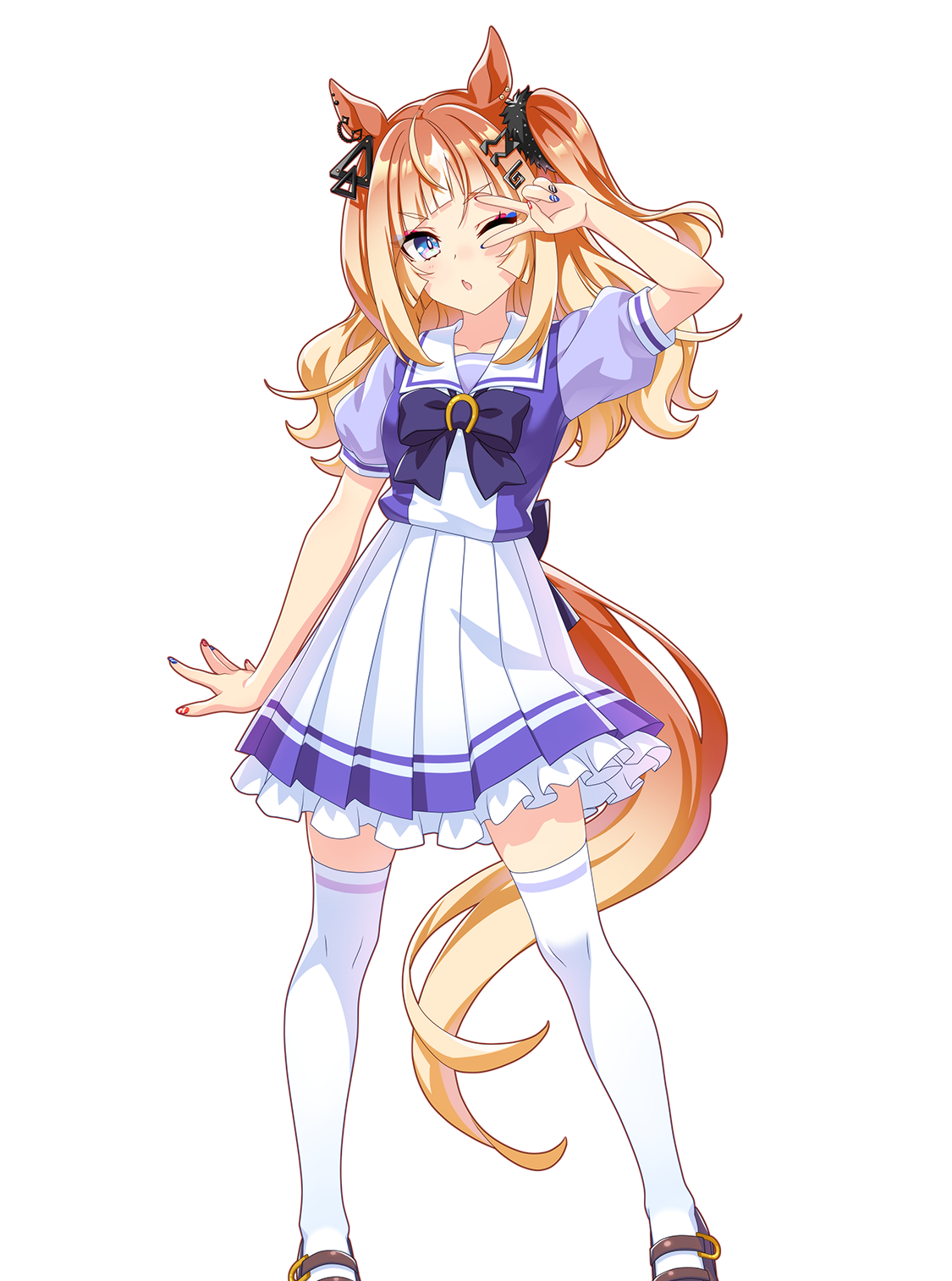 エスポワールシチー(制服・ウマ娘 公式アートワークより)