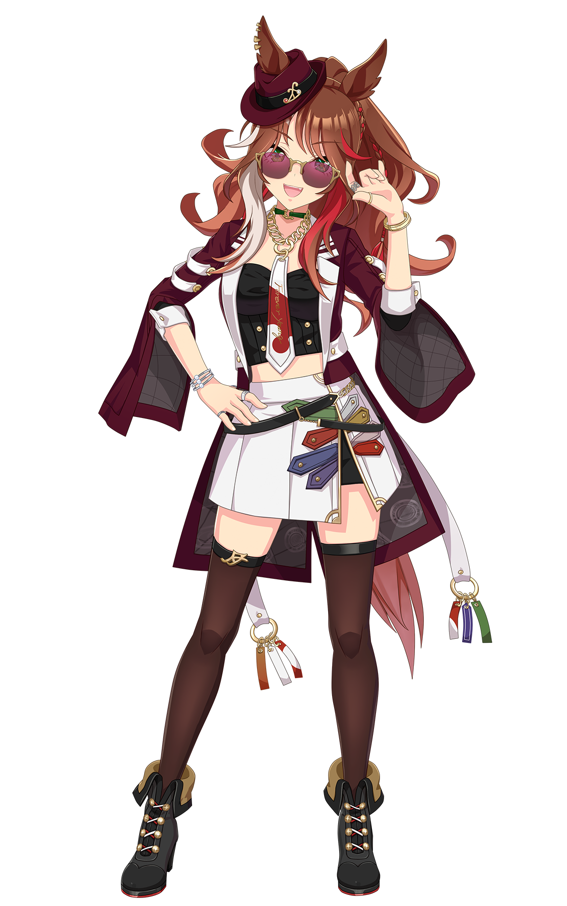 フォーエバーヤング（勝負服・ウマ娘 公式アートワークより）