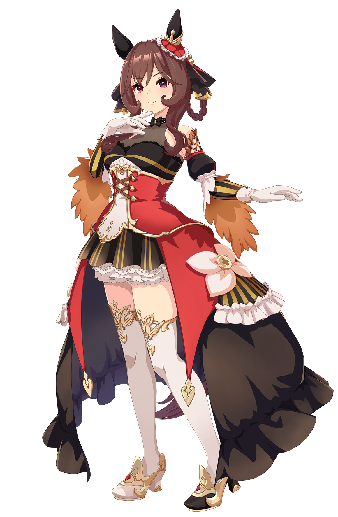 ジェンティルドンナ(勝負服・ウマ娘 公式アートワークより)