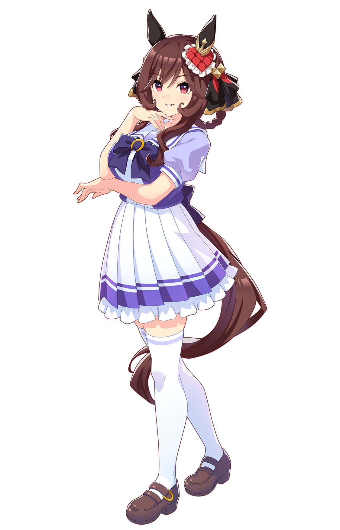 ジェンティルドンナ(制服・ウマ娘 公式アートワークより)
