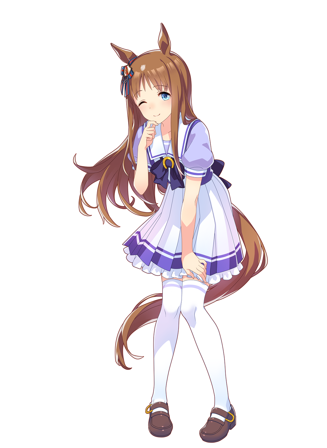グラスワンダー(制服・ウマ娘 公式アートワークより)