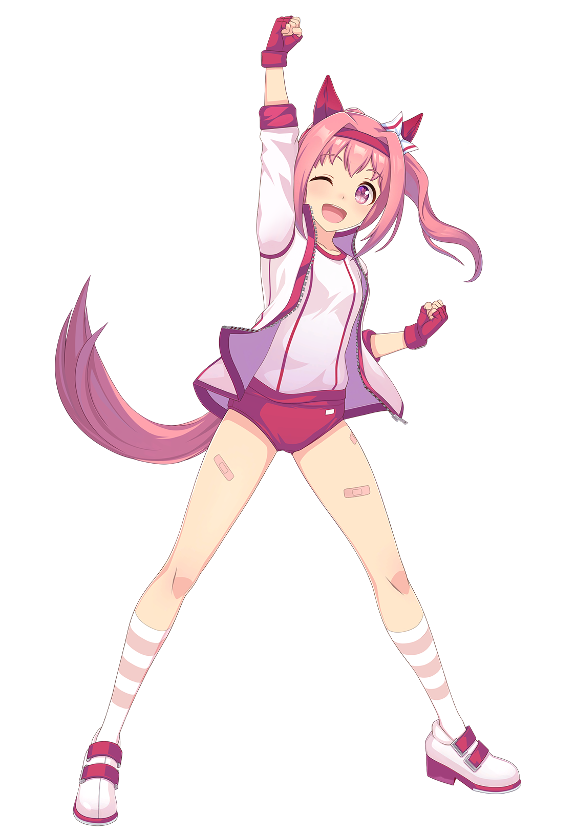 ハルウララ(勝負服・ウマ娘 公式アートワークより)