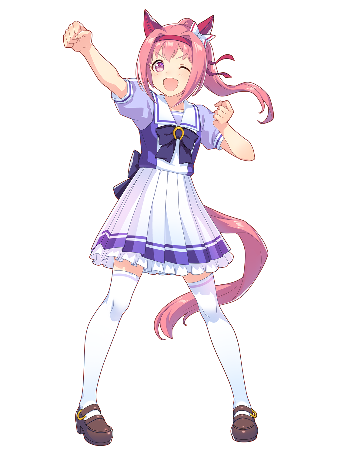 ハルウララ(制服・ウマ娘 公式アートワークより)