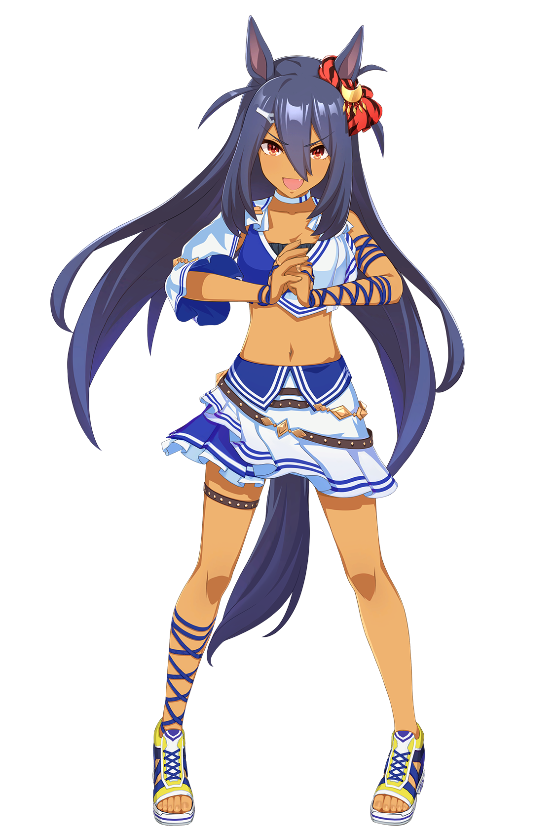 ヒシアマゾン(勝負服・ウマ娘 公式アートワークより)