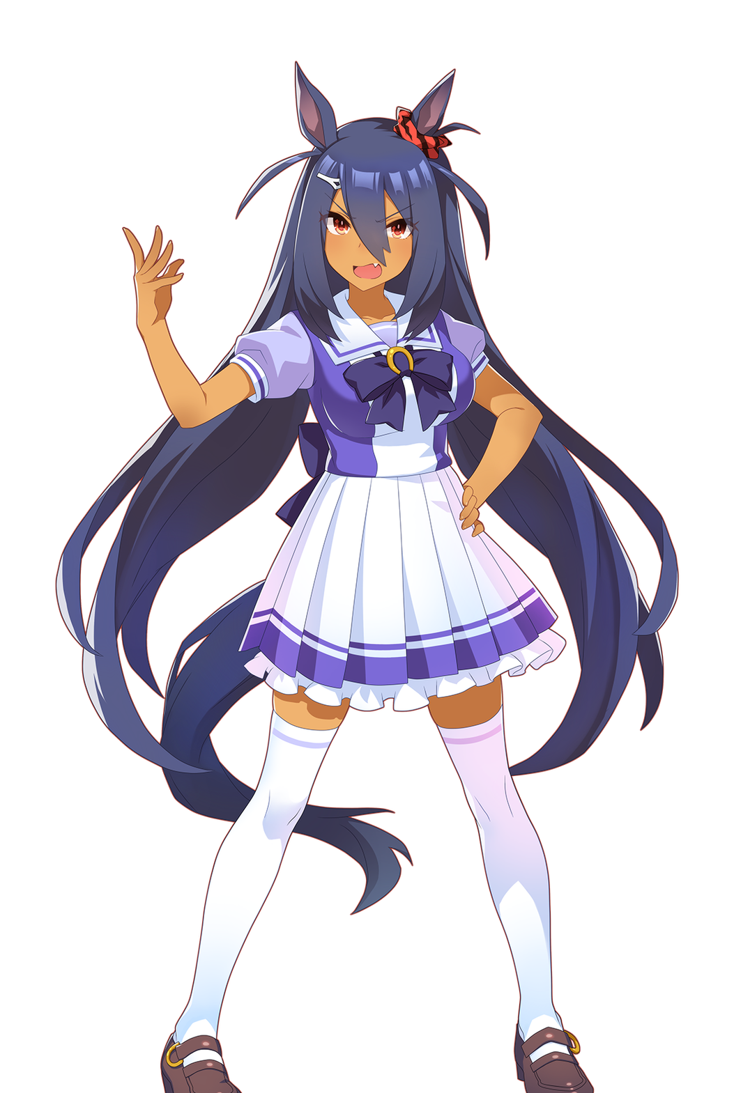 ヒシアマゾン(制服・ウマ娘 公式アートワークより)