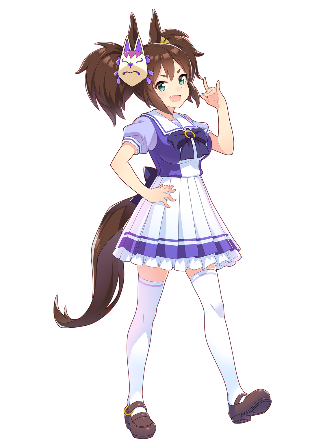 イナリワン(制服・ウマ娘 公式アートワークより)