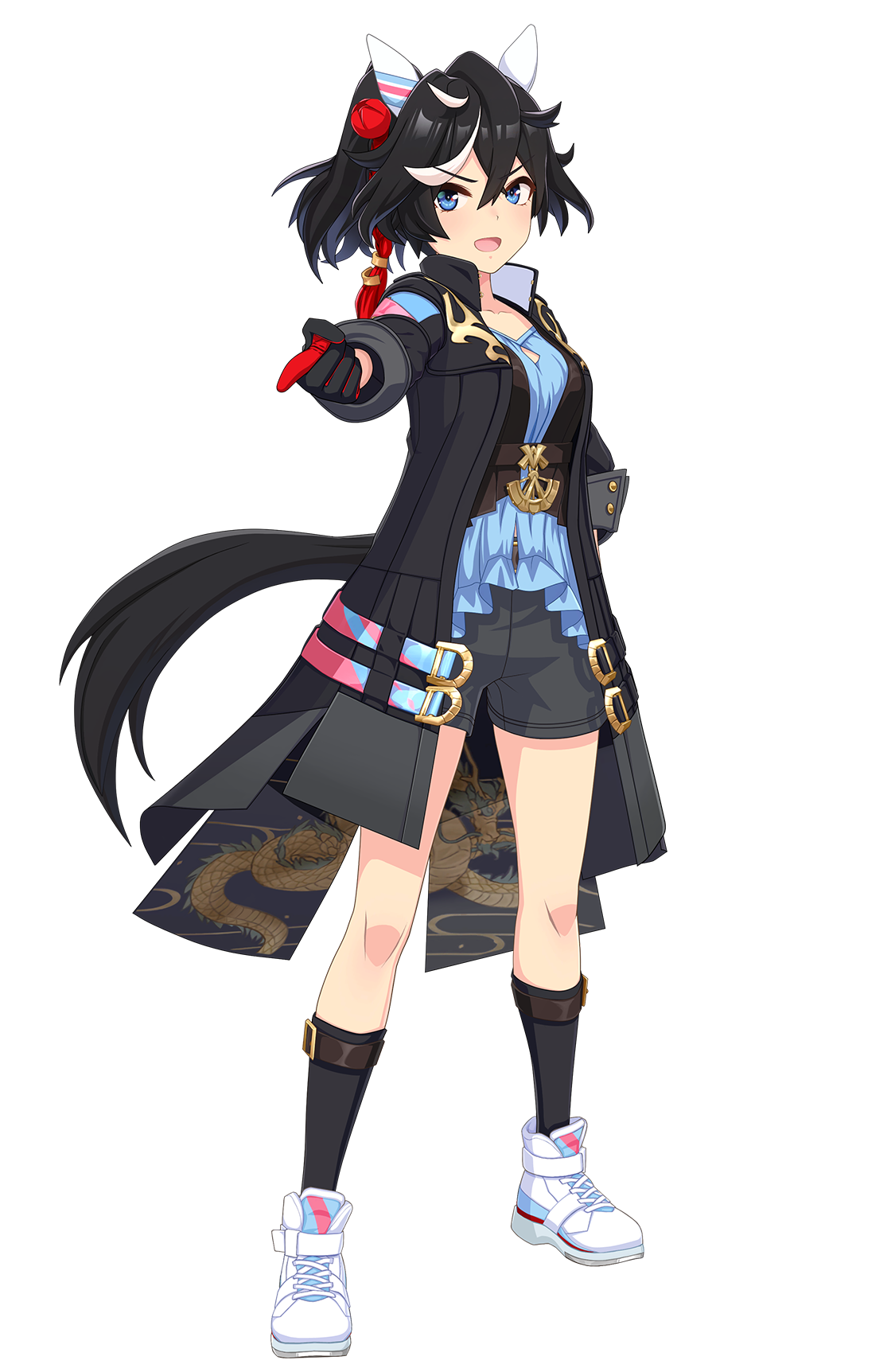 カツラギエース(勝負服・ウマ娘 公式アートワークより)