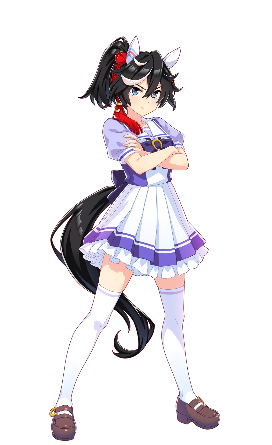 カツラギエース(制服・ウマ娘 公式アートワークより)