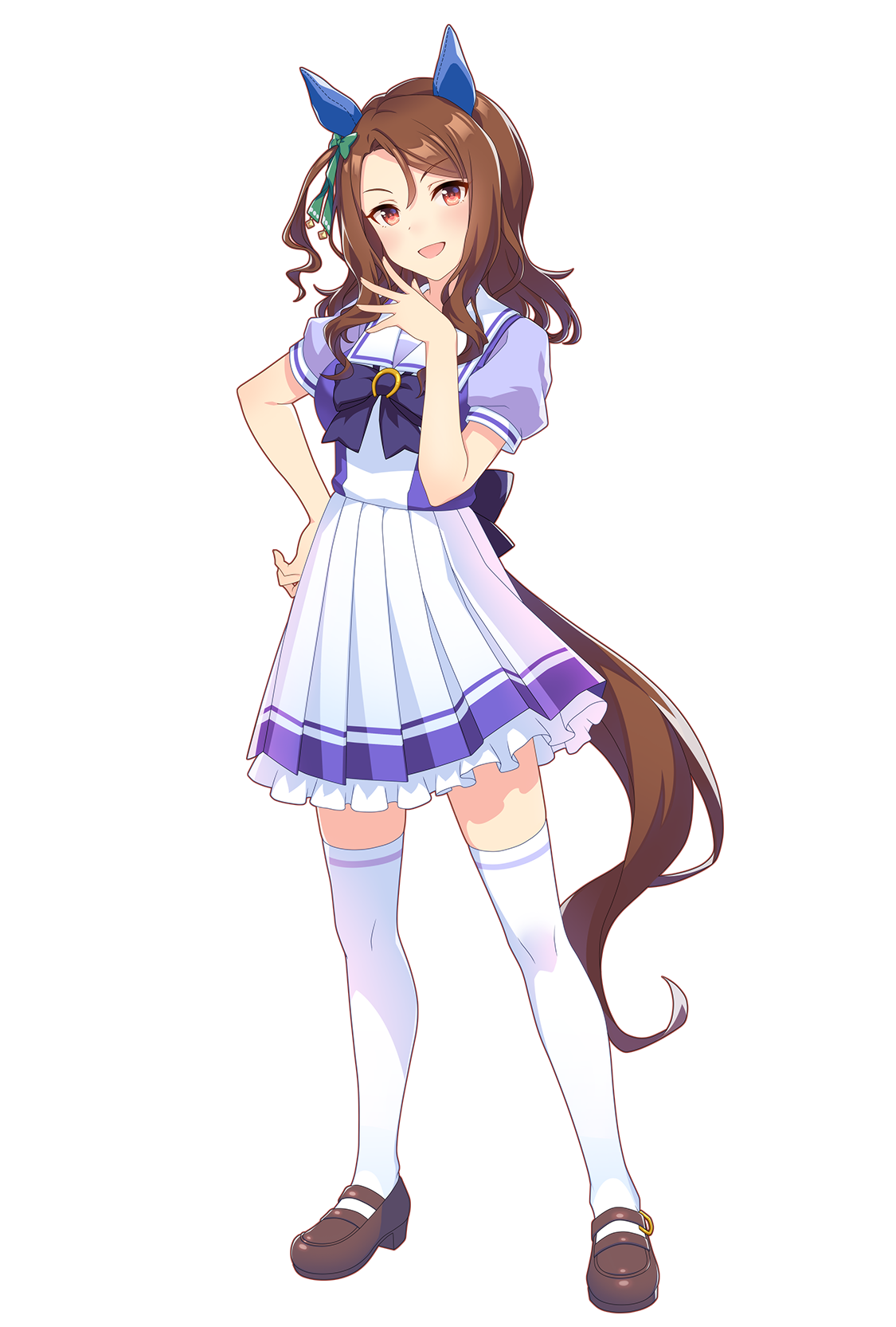 キングヘイロー(制服・ウマ娘 公式アートワークより)