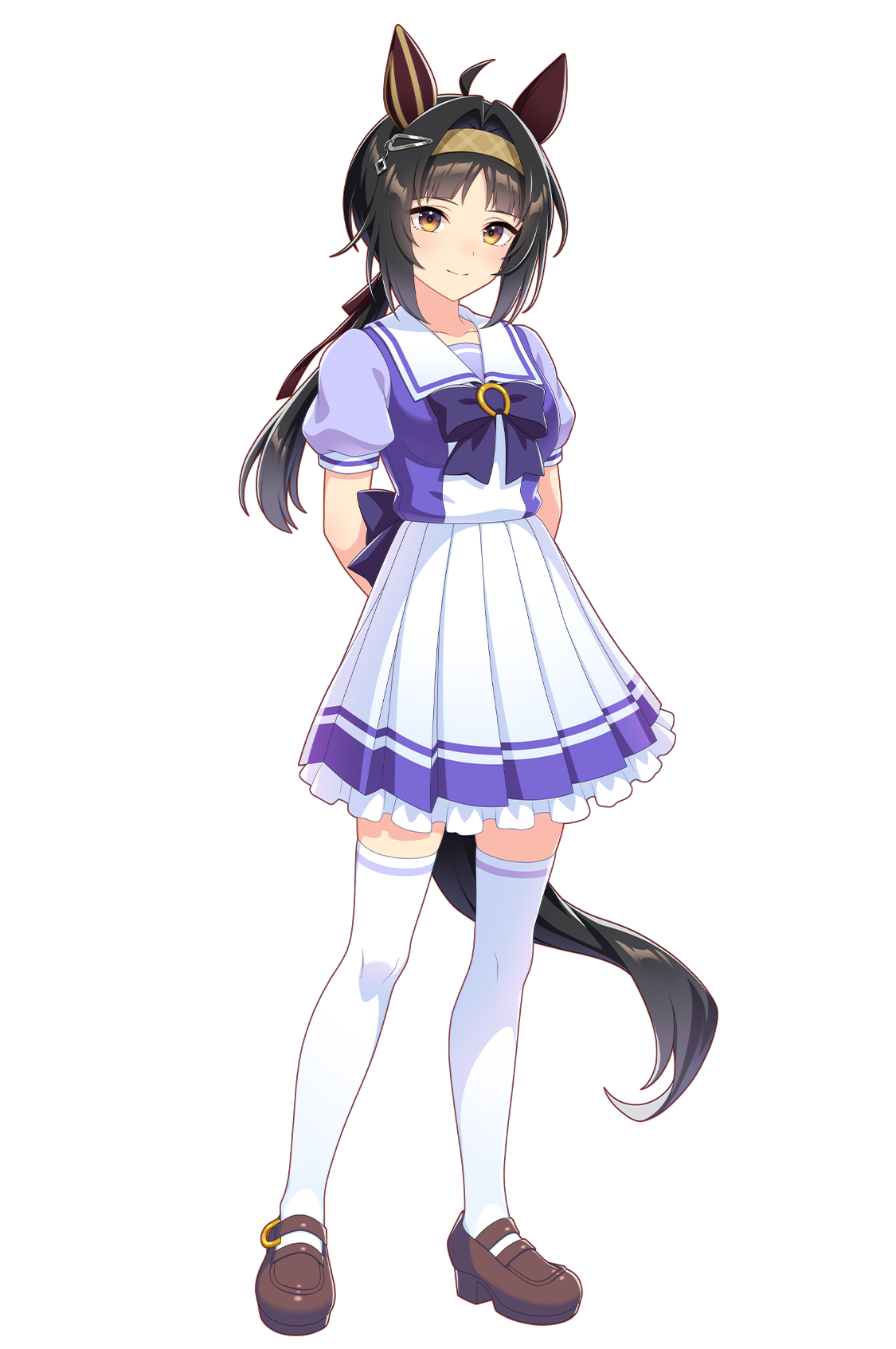 ロゴタイプ(制服・ウマ娘 公式アートワークより)