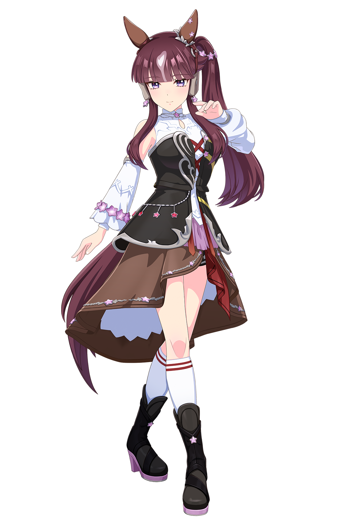 ラッキーライラック(勝負服・ウマ娘 公式アートワークより)