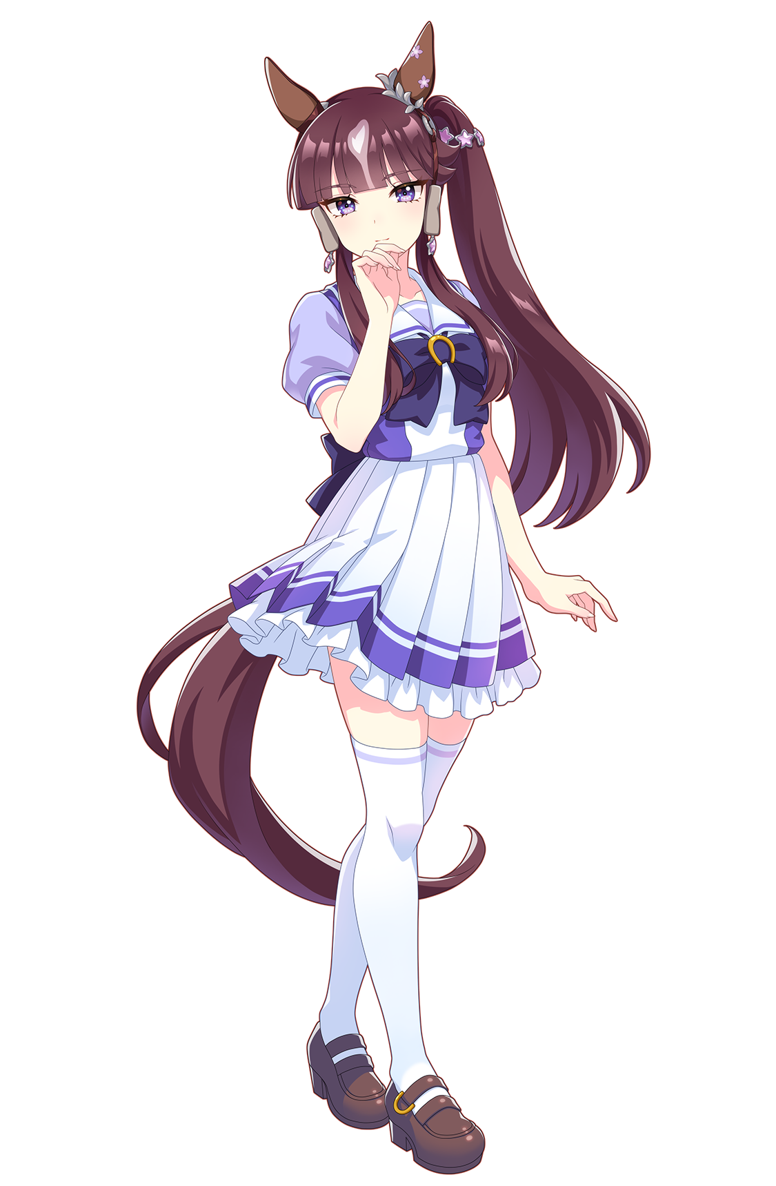 ラッキーライラック(制服・ウマ娘 公式アートワークより)