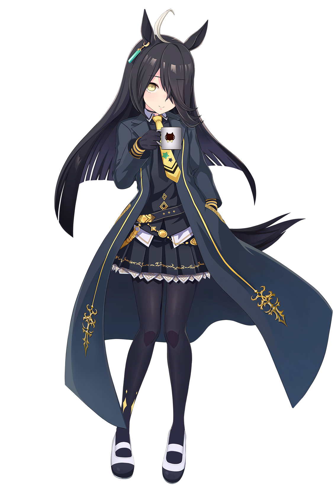 マンハッタンカフェ(勝負服・ウマ娘 公式アートワークより)