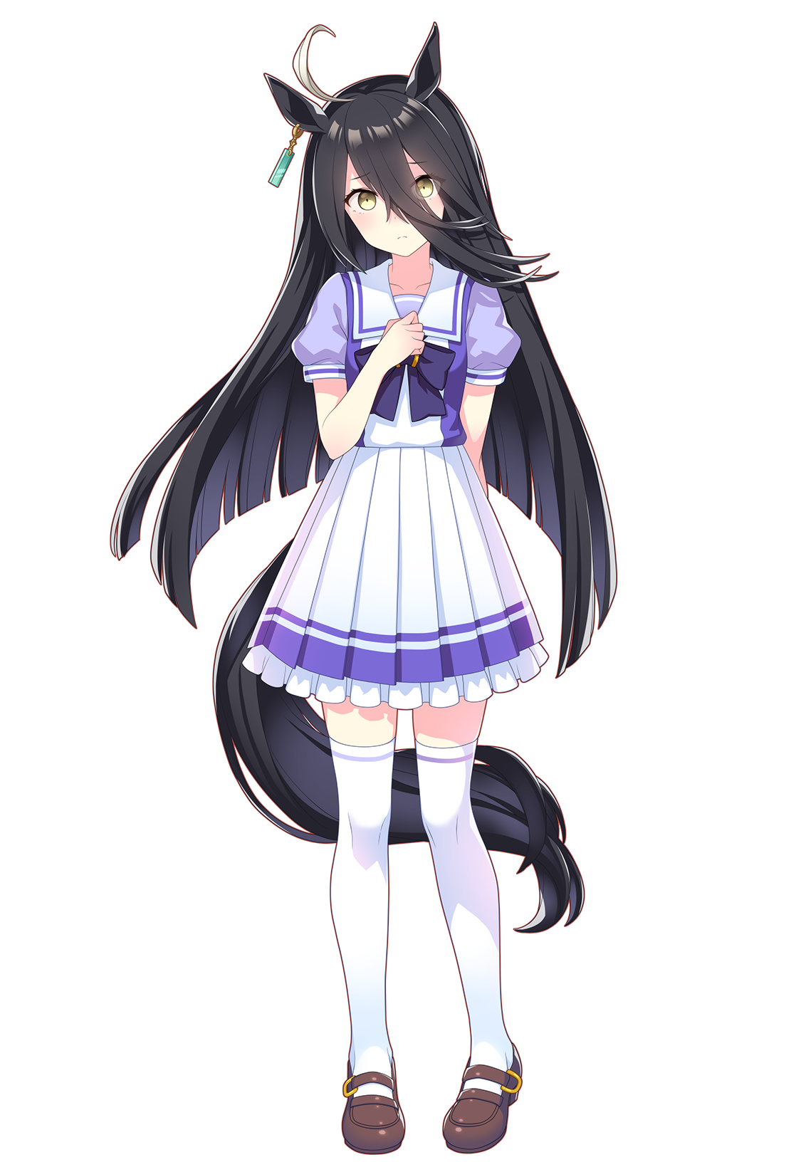マンハッタンカフェ(制服・ウマ娘 公式アートワークより)