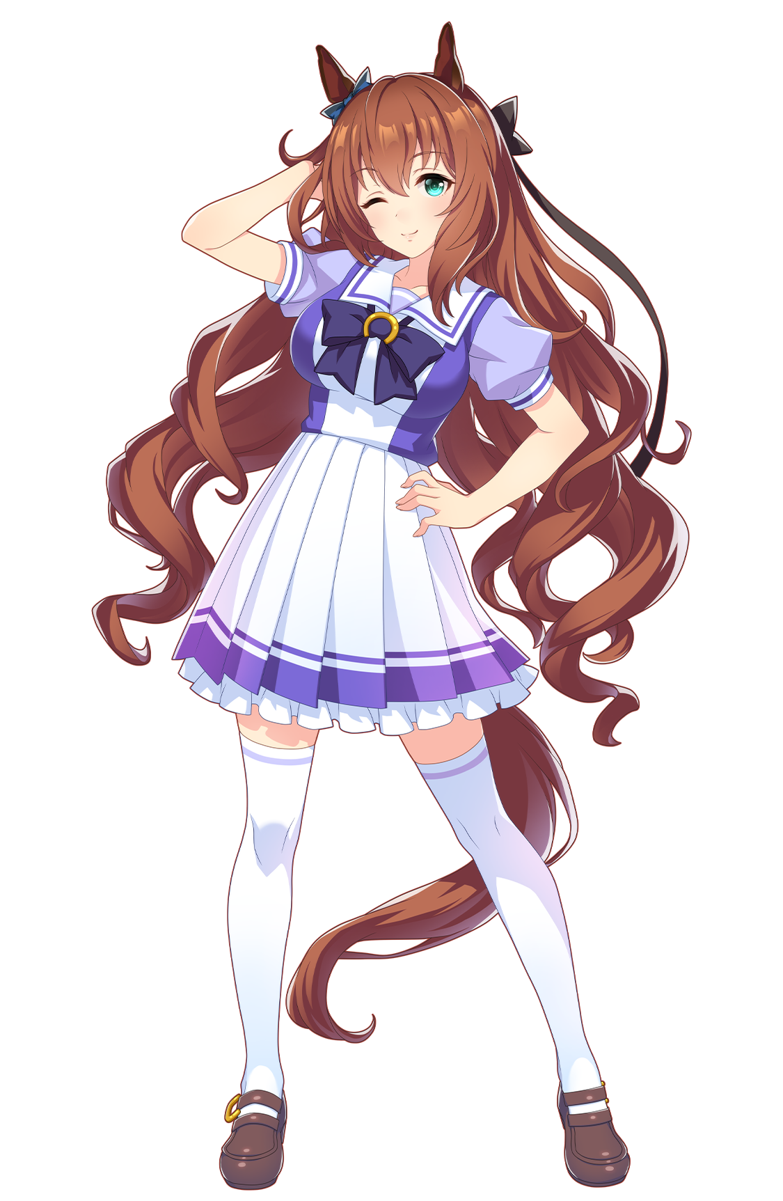 マルゼンスキー(制服・ウマ娘 公式アートワークより)