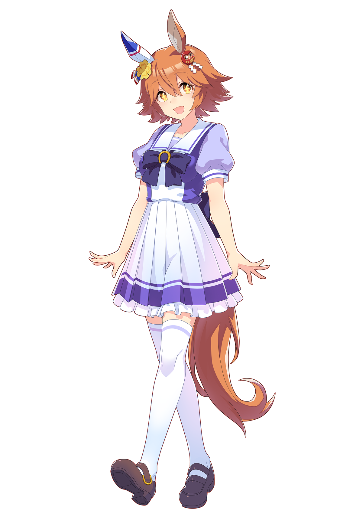 マチカネフクキタル(制服・ウマ娘 公式アートワークより)