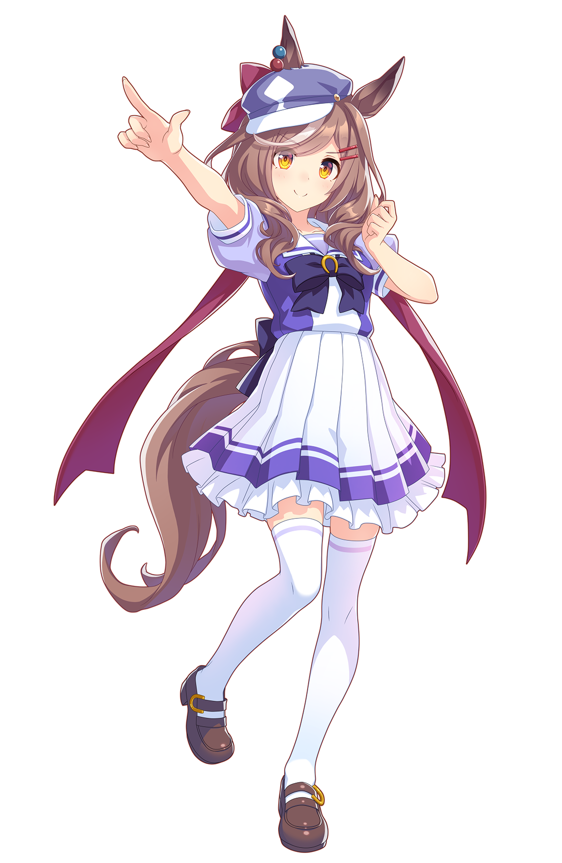 マチカネタンホイザ(制服・ウマ娘 公式アートワークより)