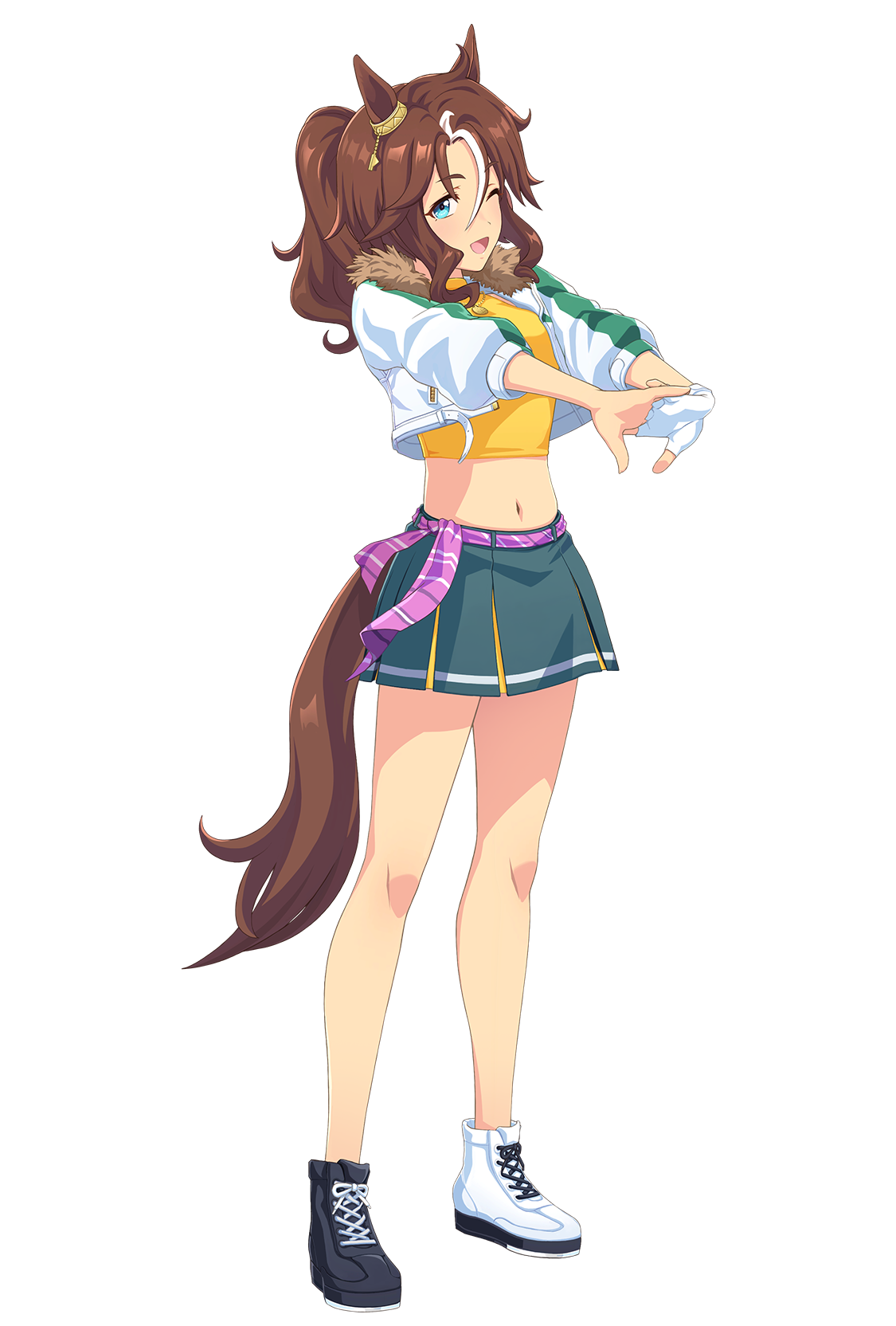 メジロパーマー(勝負服・ウマ娘 公式アートワークより)
