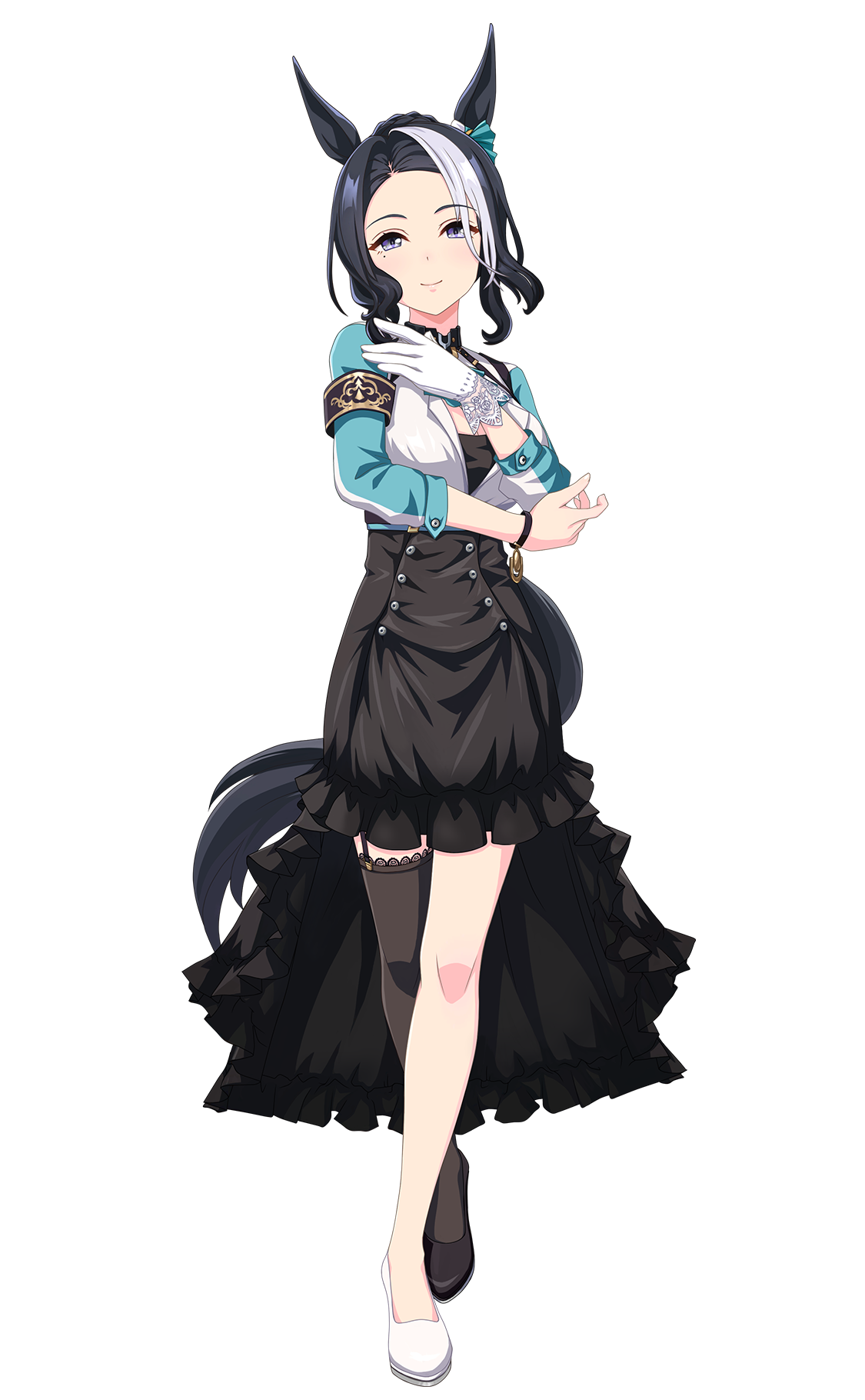 メジロラモーヌ(勝負服・ウマ娘 公式アートワークより)