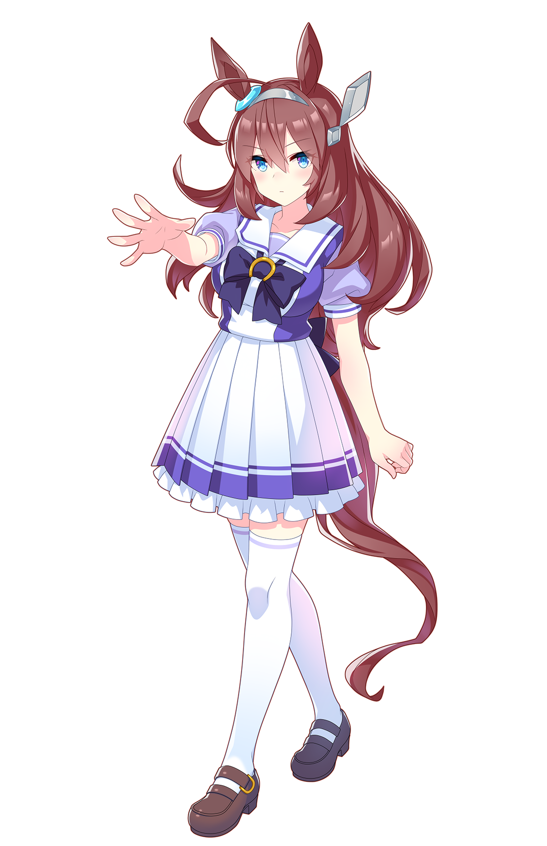 ミホノブルボン(制服・ウマ娘 公式アートワークより)