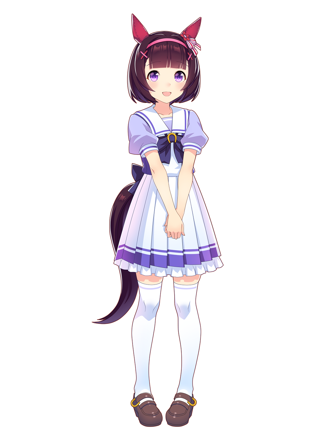 ニシノフラワー(制服・ウマ娘 公式アートワークより)