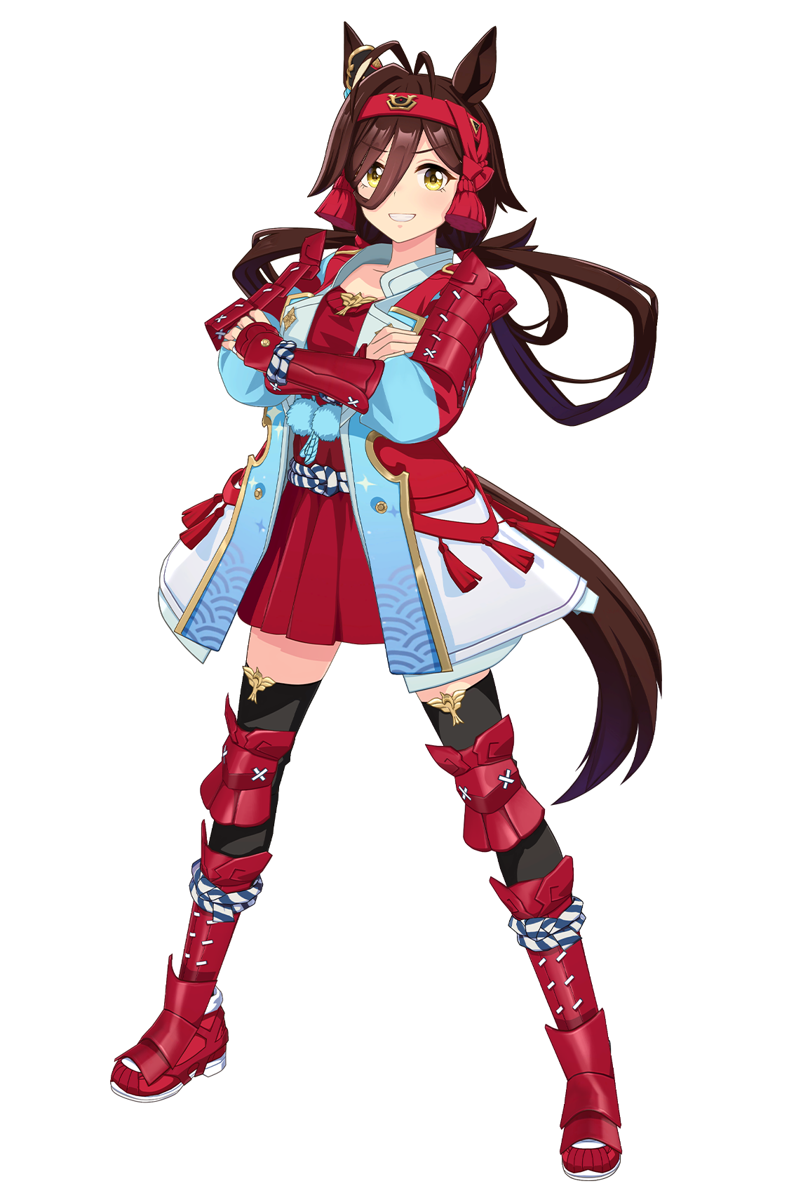 ノーリーズン(勝負服・ウマ娘 公式アートワークより)