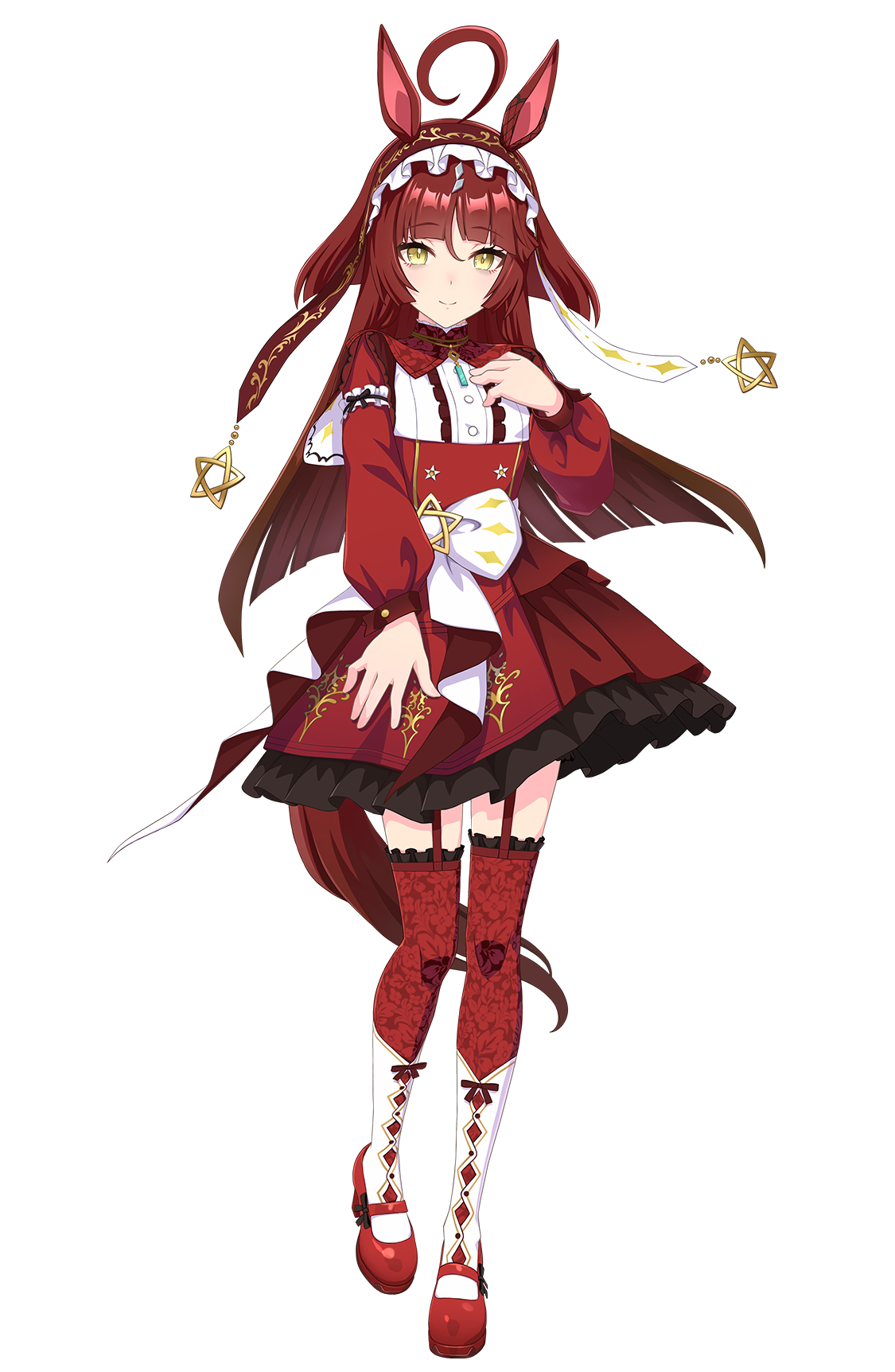 レッドディザイア(勝負服・ウマ娘 公式アートワークより)