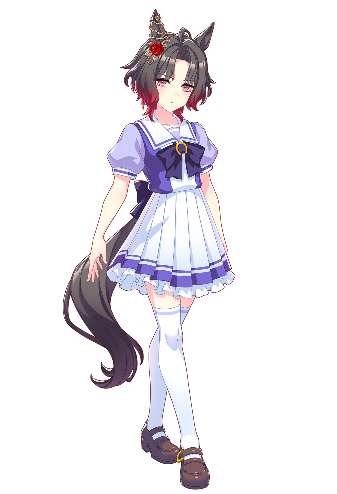ローズキングダム（制服・ウマ娘 公式アートワークより）