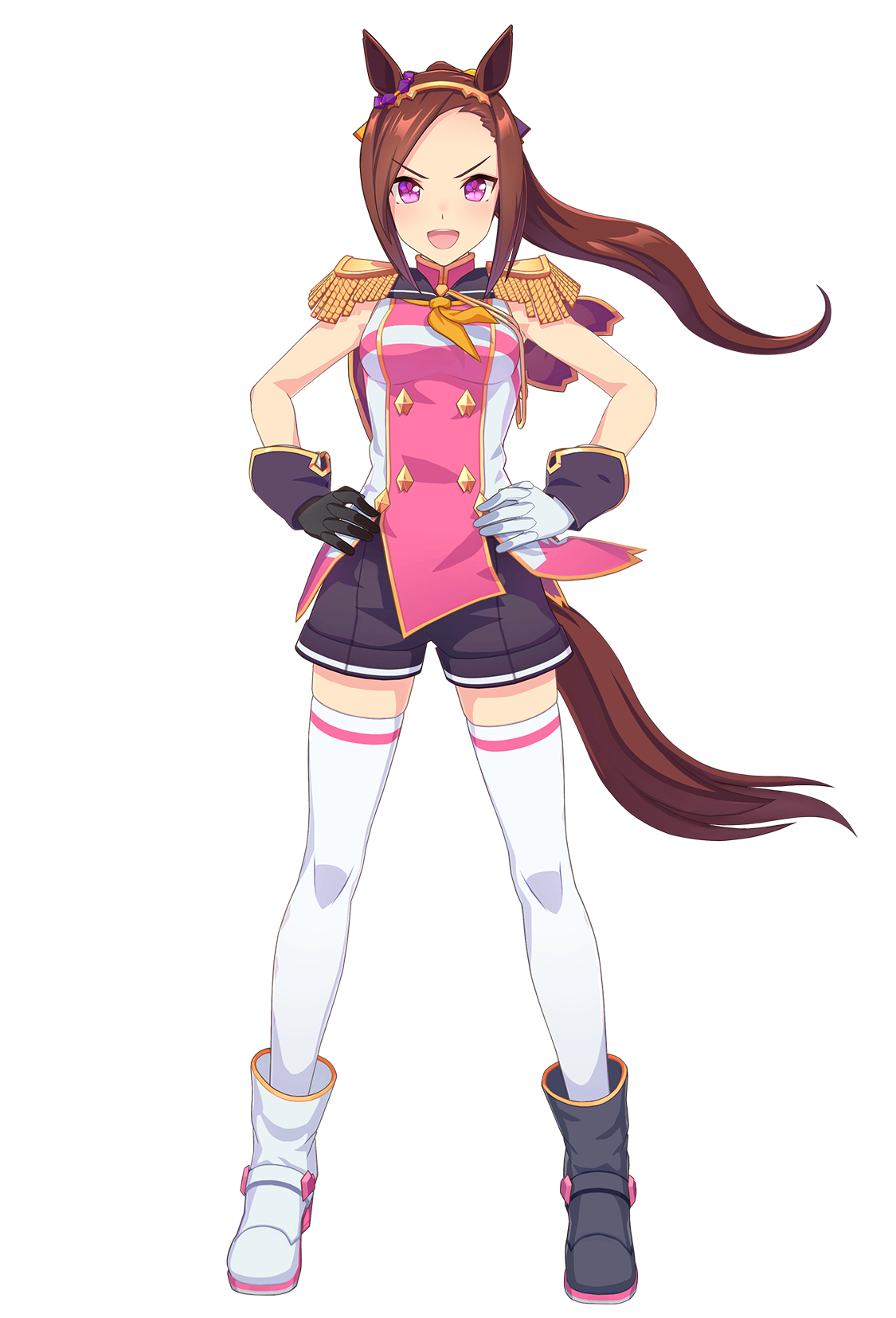 サクラバクシンオー(勝負服・ウマ娘 公式アートワークより)