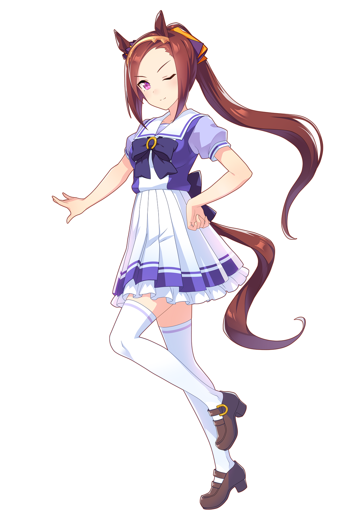 サクラバクシンオー(制服・ウマ娘 公式アートワークより)