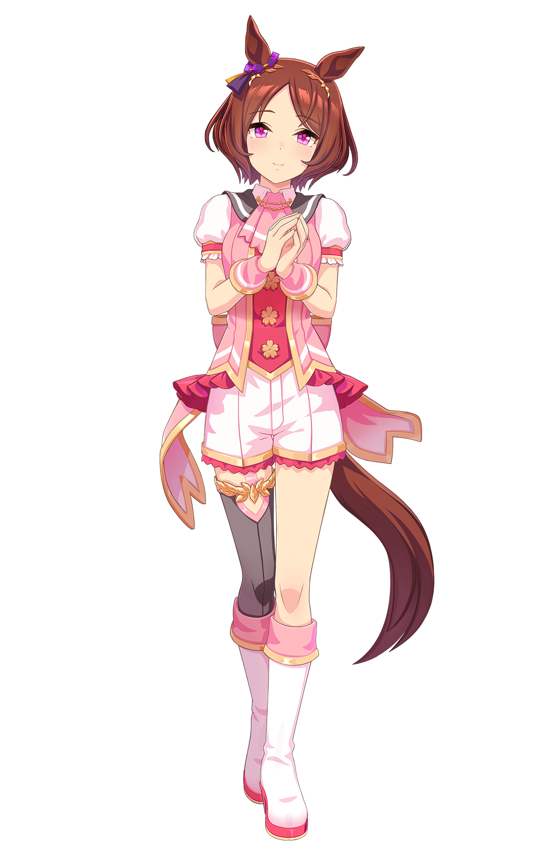 サクラローレル(勝負服・ウマ娘 公式アートワークより)