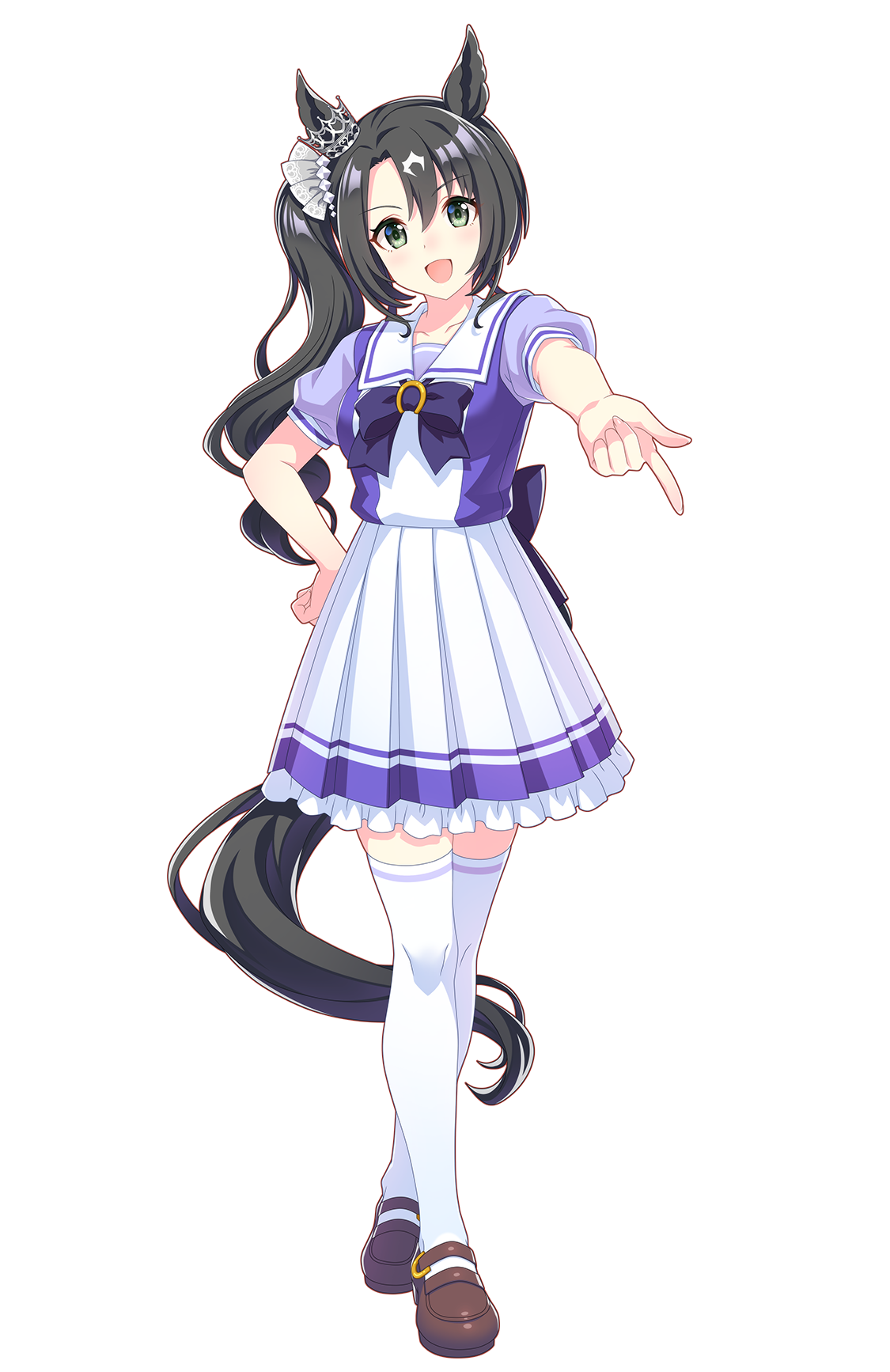 サトノクラウン(制服・ウマ娘 公式アートワークより)