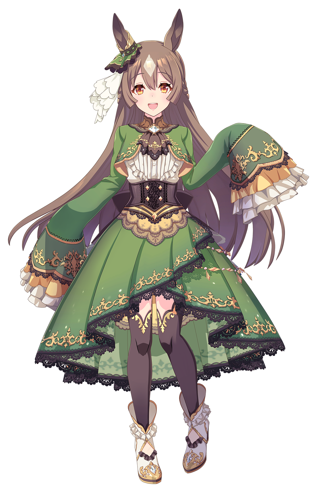 サトノダイヤモンド(勝負服・ウマ娘 公式アートワークより)