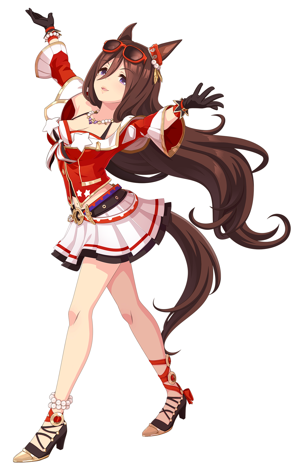 シーキングザパール(勝負服・ウマ娘 公式アートワークより)